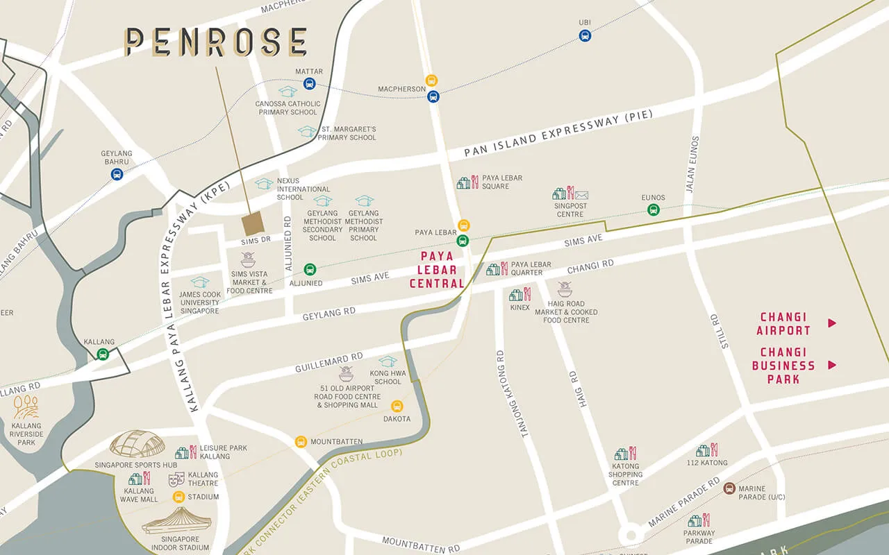 Penrose Location Map